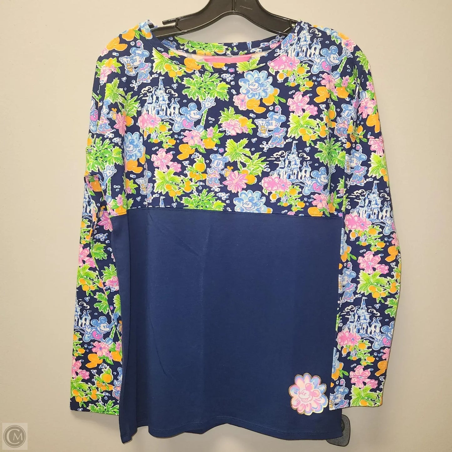 Top Long Sleeve Designer By Lilly Pulitzer In Blue, Size: Xs