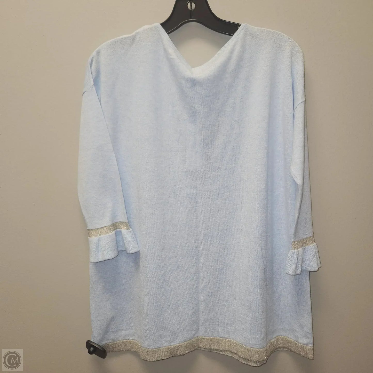 Top Long Sleeve Designer By Lilly Pulitzer In Blue, Size: Xs