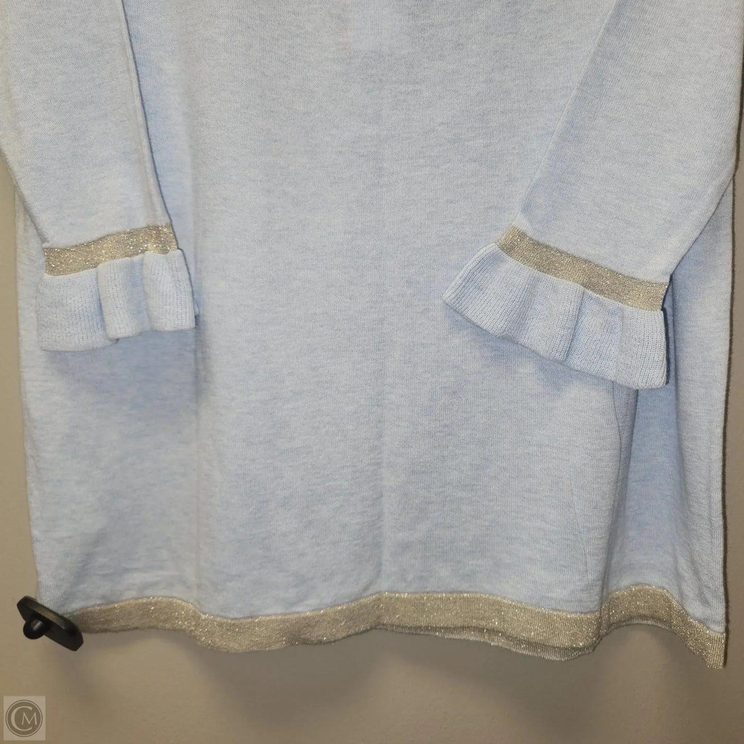 Top Long Sleeve Designer By Lilly Pulitzer In Blue, Size: Xs