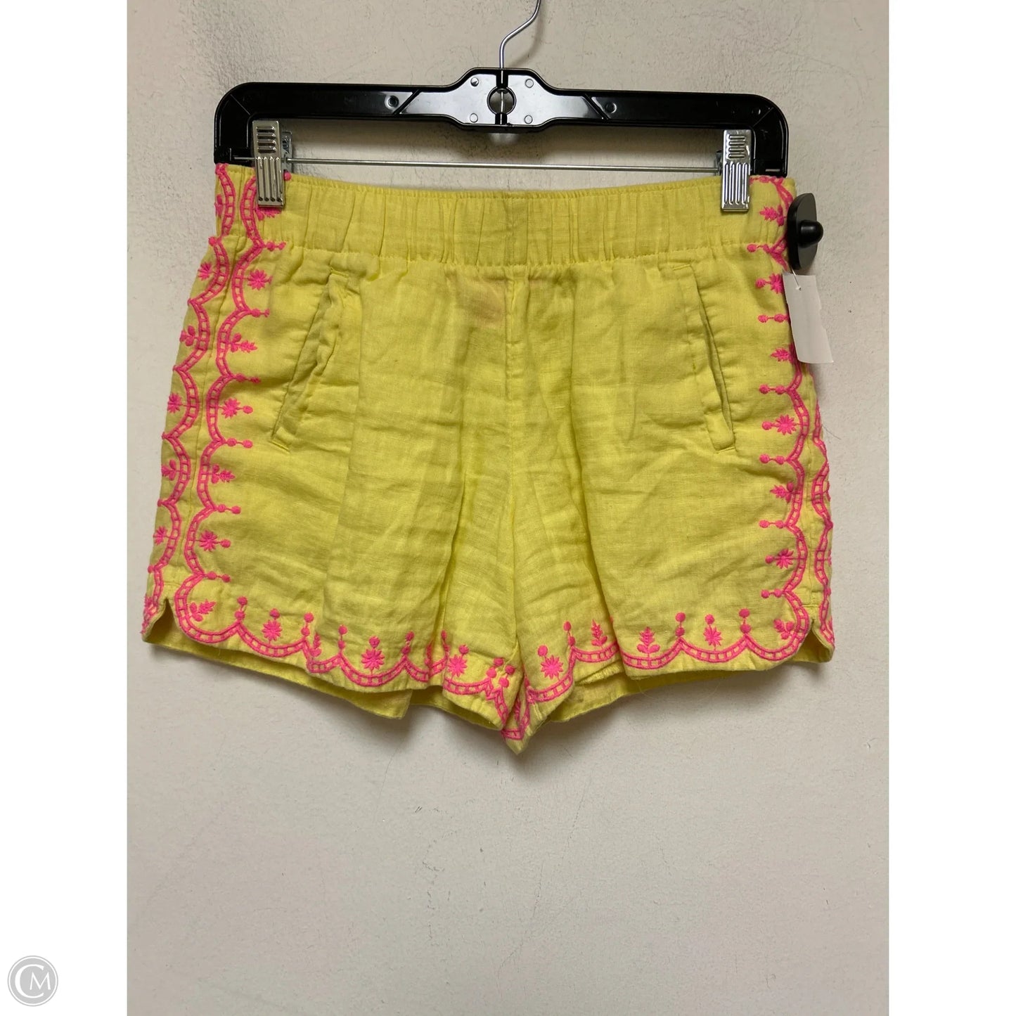 Shorts Designer By Lilly Pulitzer In Pink & Yellow, Size: Xs