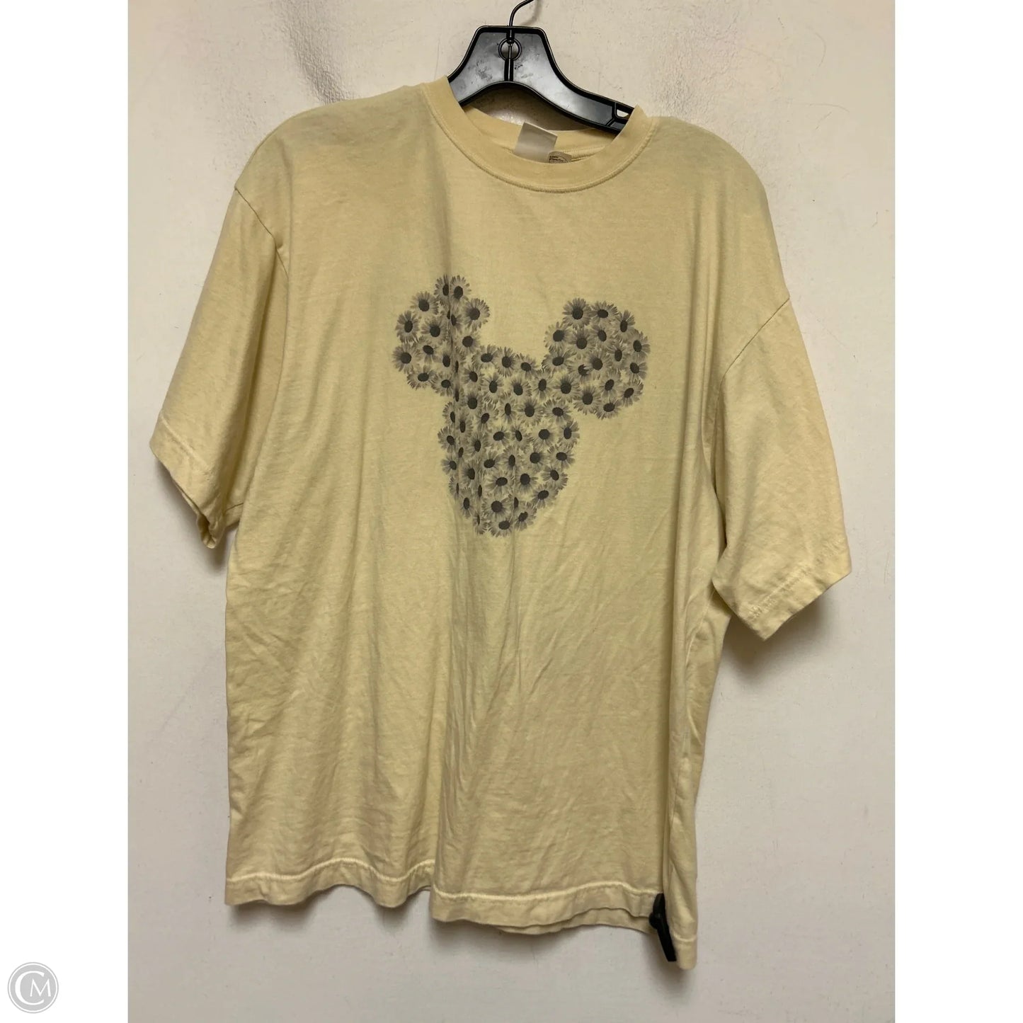 Top Short Sleeve By H&m In Yellow, Size: Xs