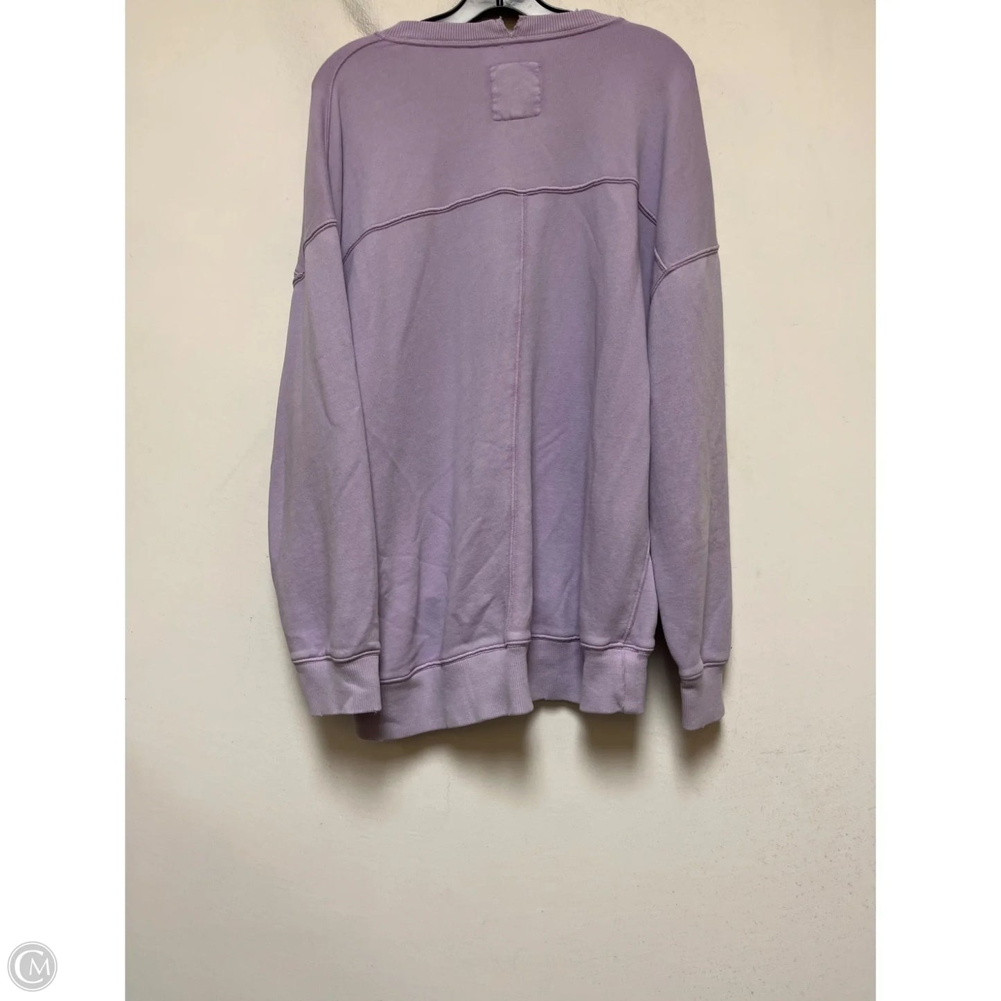 Sweatshirt Hoodie By Aerie In Purple, Size: M