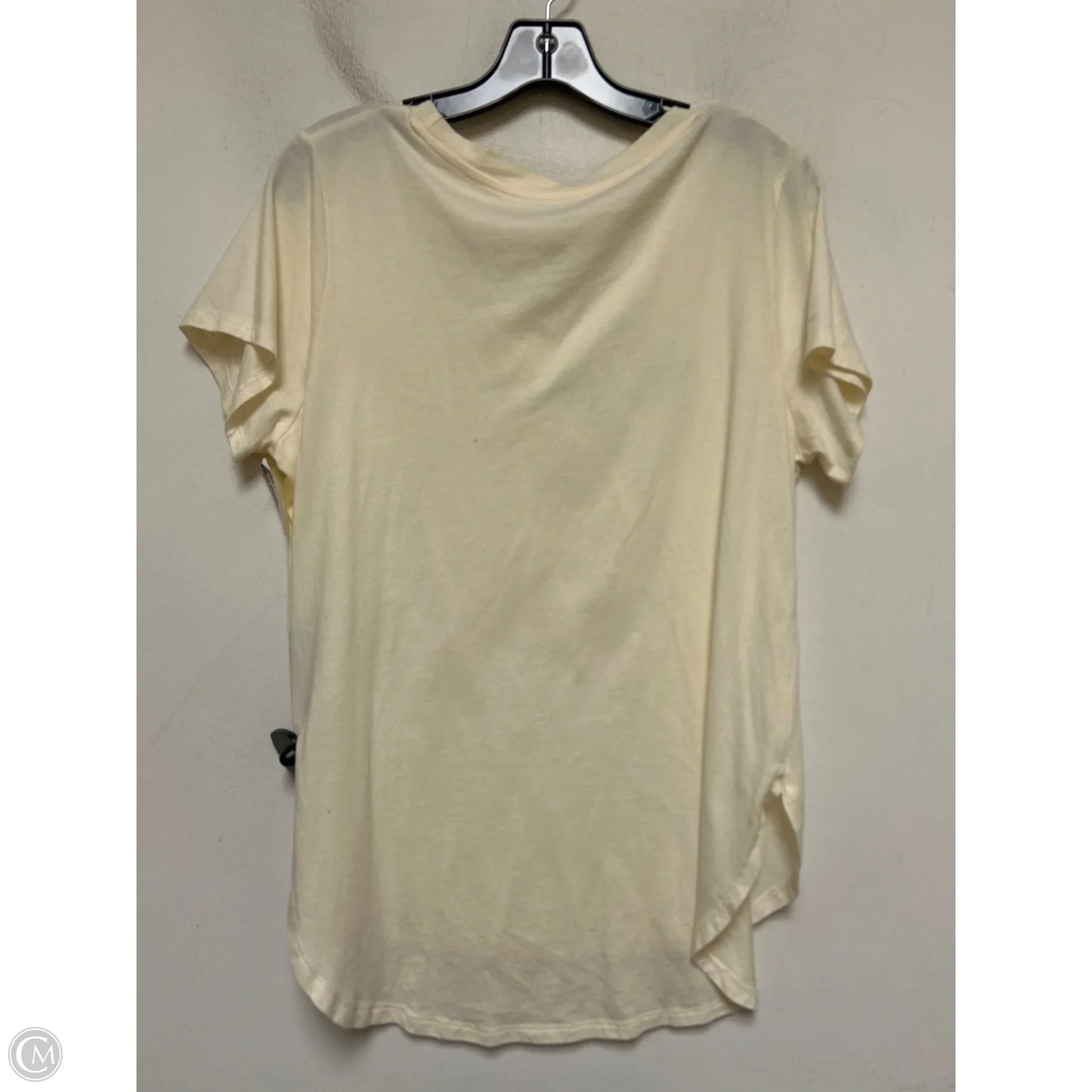 Top Short Sleeve Basic By Disney Store In Cream & Orange, Size: L
