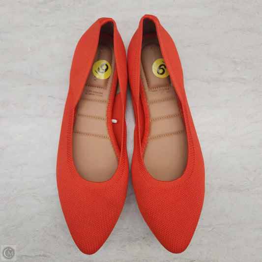 Shoes Flats By Cynthia Rowley In Orange, Size: 9