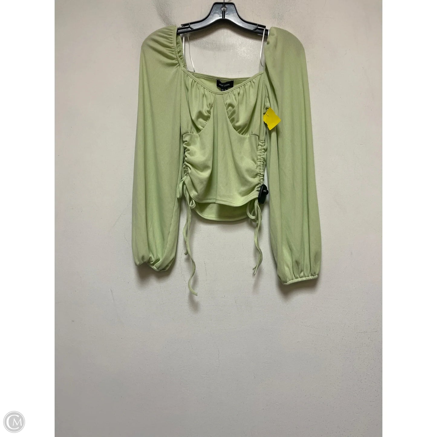Top Long Sleeve By New Look In Green, Size: S