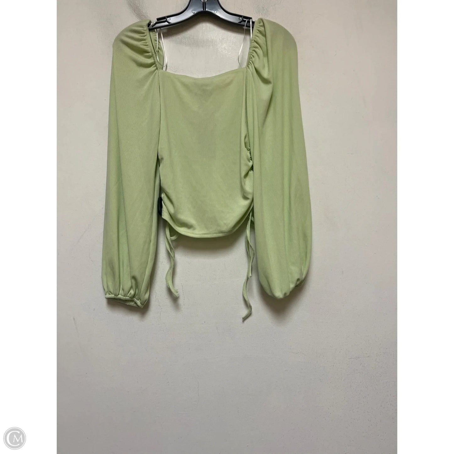 Top Long Sleeve By New Look In Green, Size: S