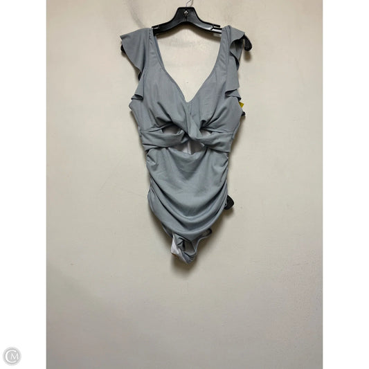 Swimsuit By Clothes Mentor In Blue, Size: L