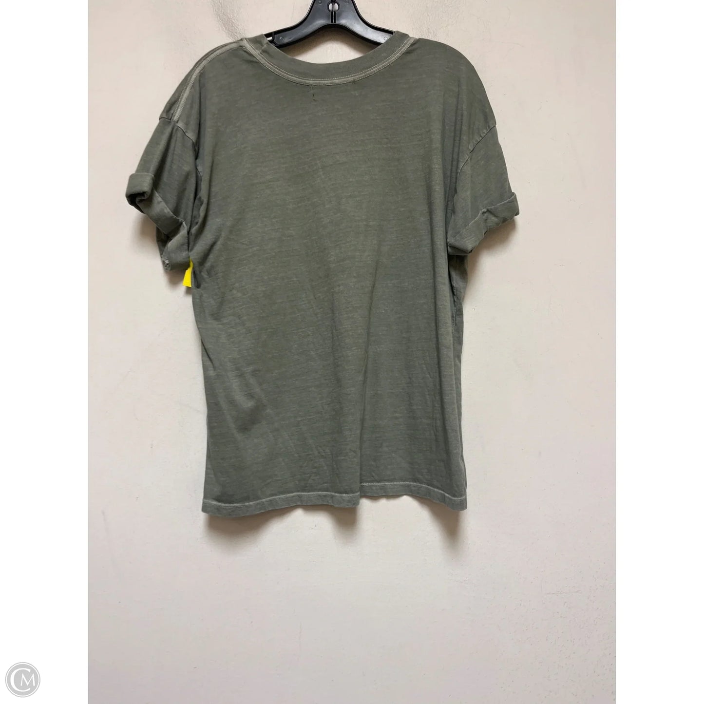 Top Short Sleeve Basic By Girl Dangerous In Green, Size: S