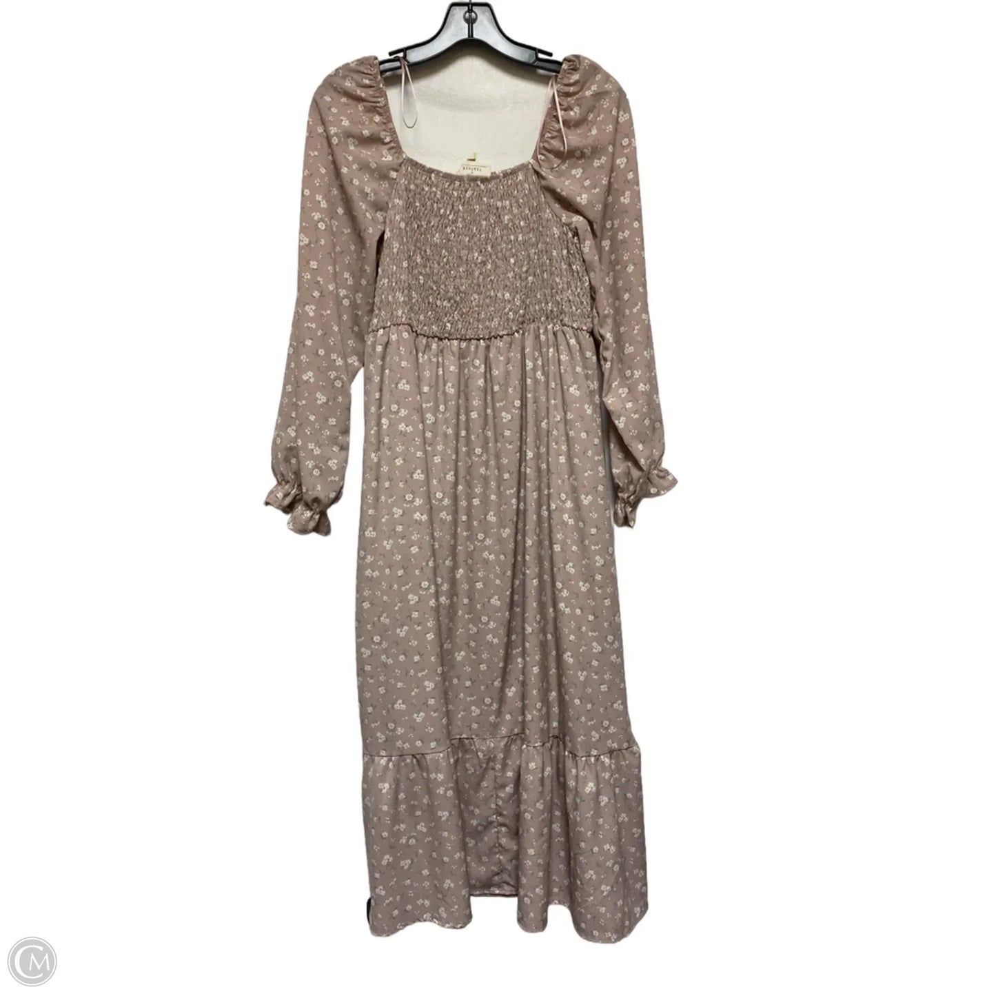 Dress Casual Midi By Clothes Mentor In Floral Print, Size: Xlp