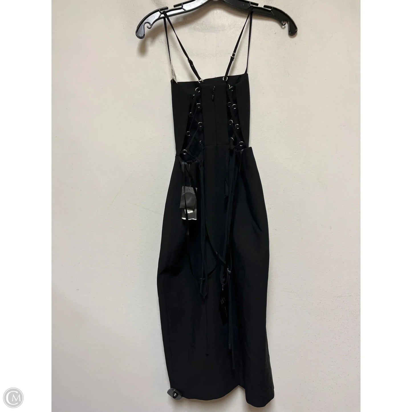 Dress Casual Midi By Bcbg In Black, Size: Xs