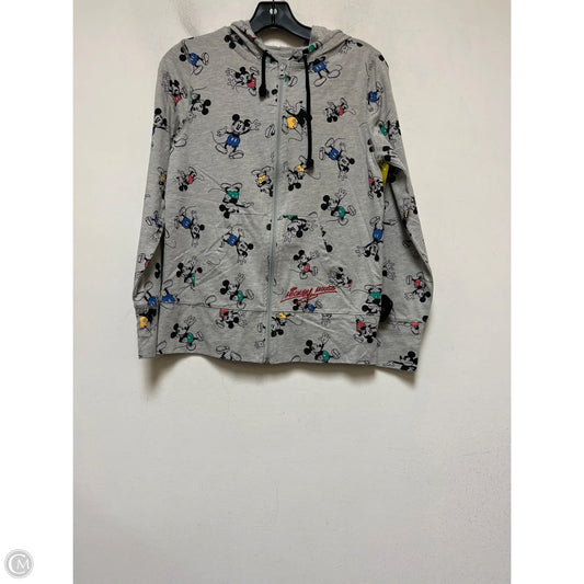 Sweatshirt Hoodie By Disney Store In Grey, Size: S