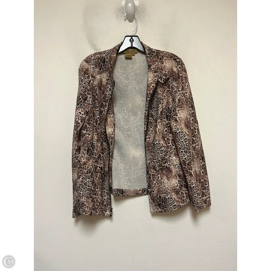 Jacket Other By Peck And Peck In Animal Print, Size: S