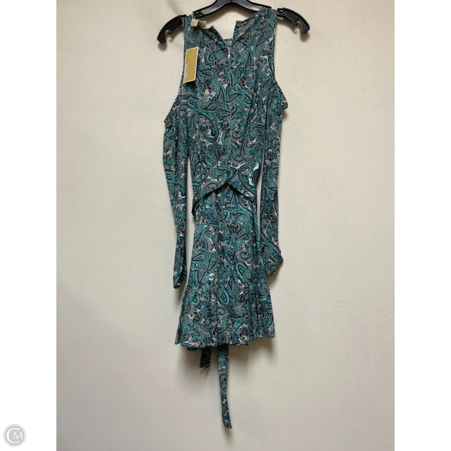 Dress Casual Midi By Michael By Michael Kors In Blue, Size: S