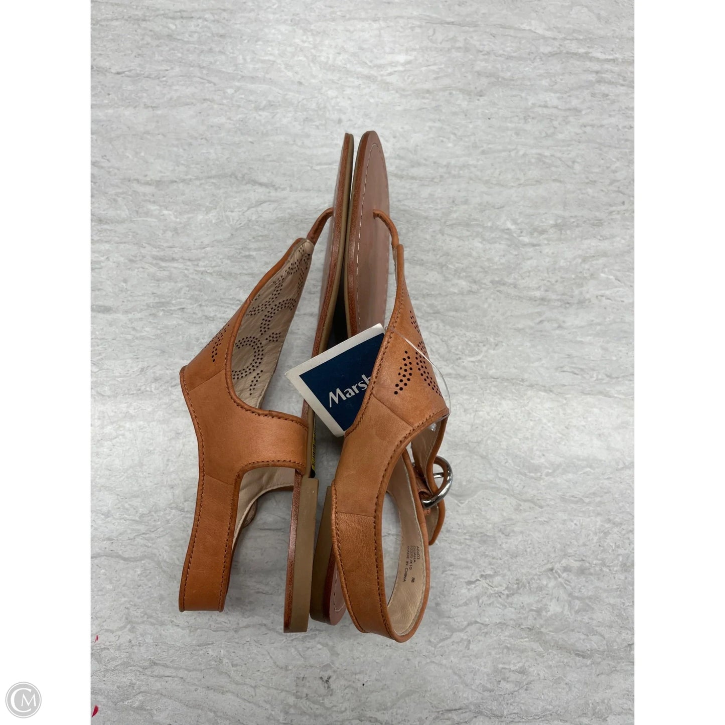 Sandals Designer By Coach In Tan, Size: 8