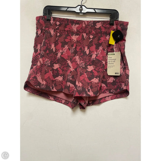 Athletic Shorts By Rei In Maroon, Size: L