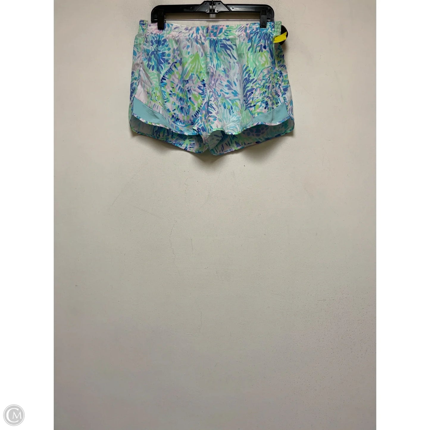 Shorts Designer By Lilly Pulitzer In Blue & Green, Size: L