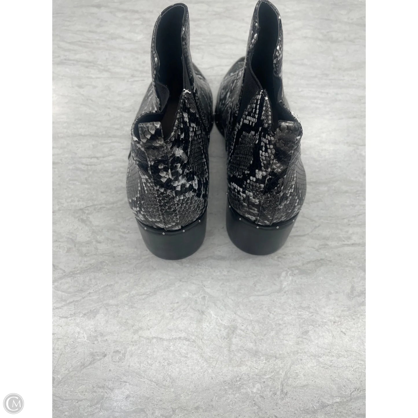 Boots Ankle Flats By Bar Iii In Snakeskin Print, Size: 10