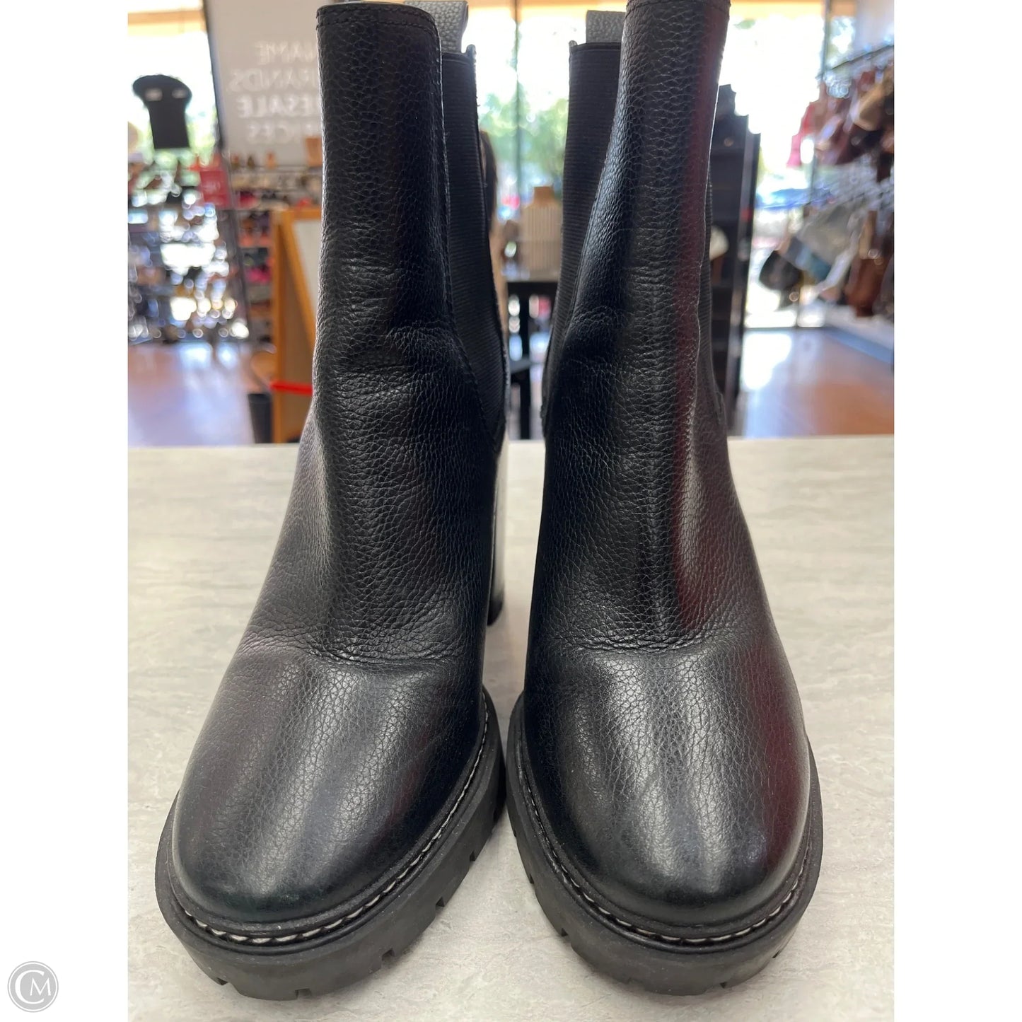 Boots Designer By Tory Burch In Black, Size: 9