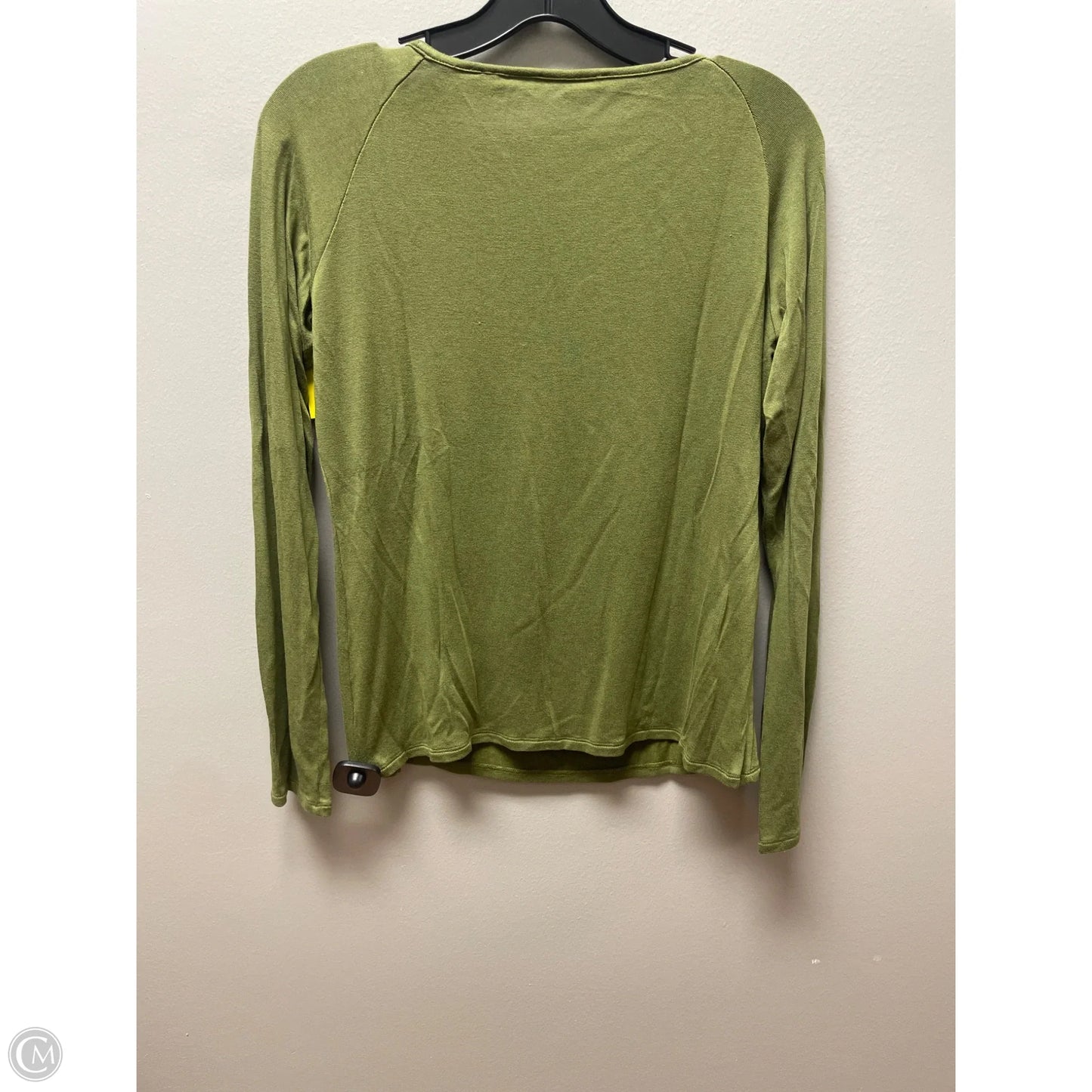 Top Long Sleeve By Vince In Green, Size: L