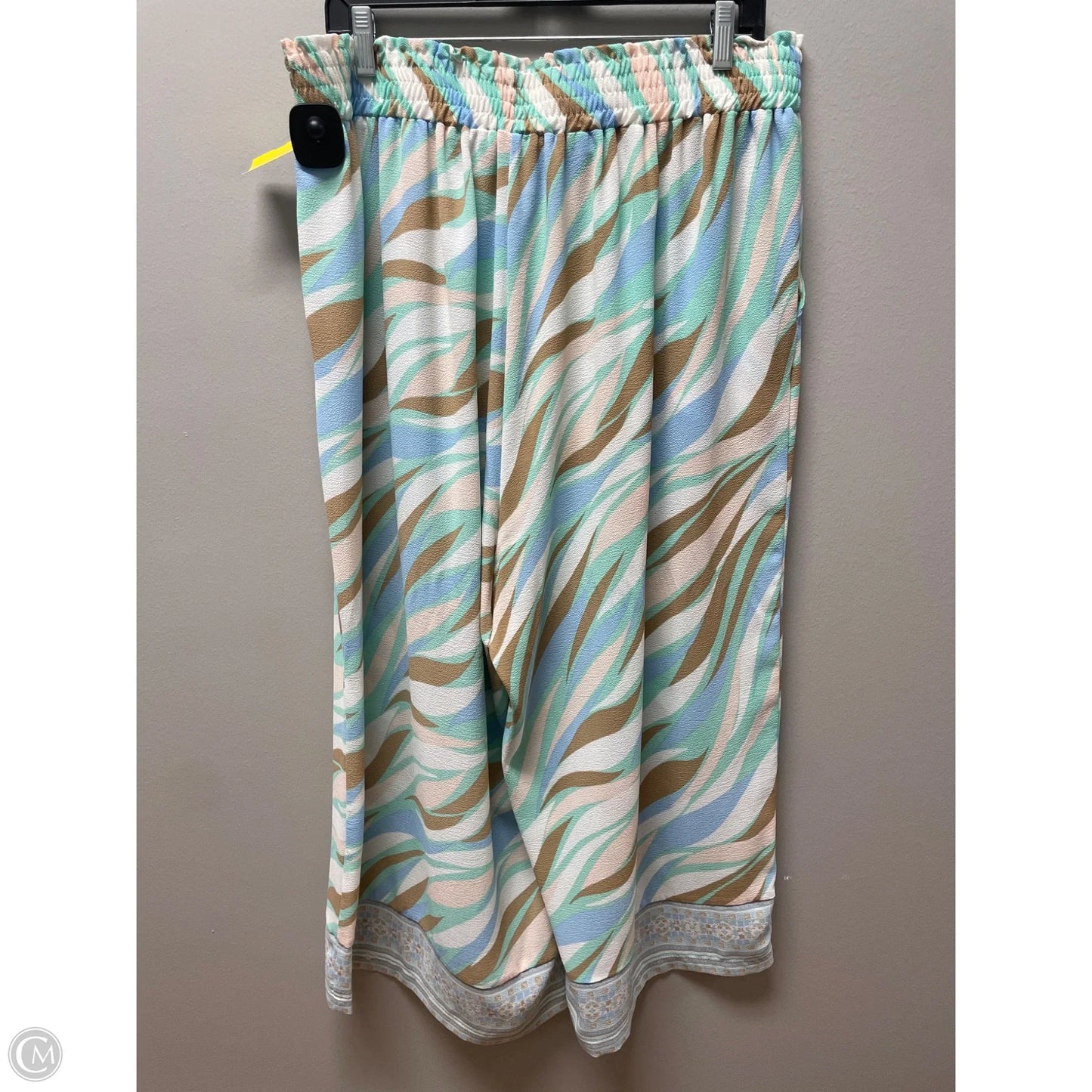 Pants Set 2pc By Rose And Olive In Blue & Green, Size: 2x