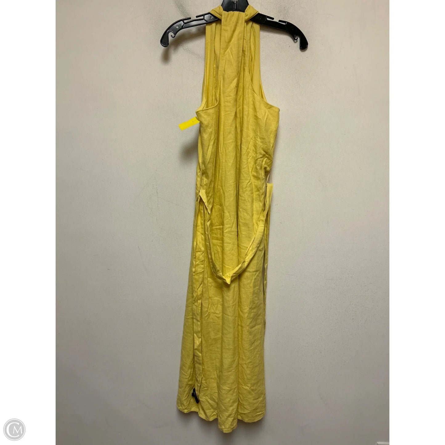 Dress Casual Midi By Banana Republic In Yellow, Size: M