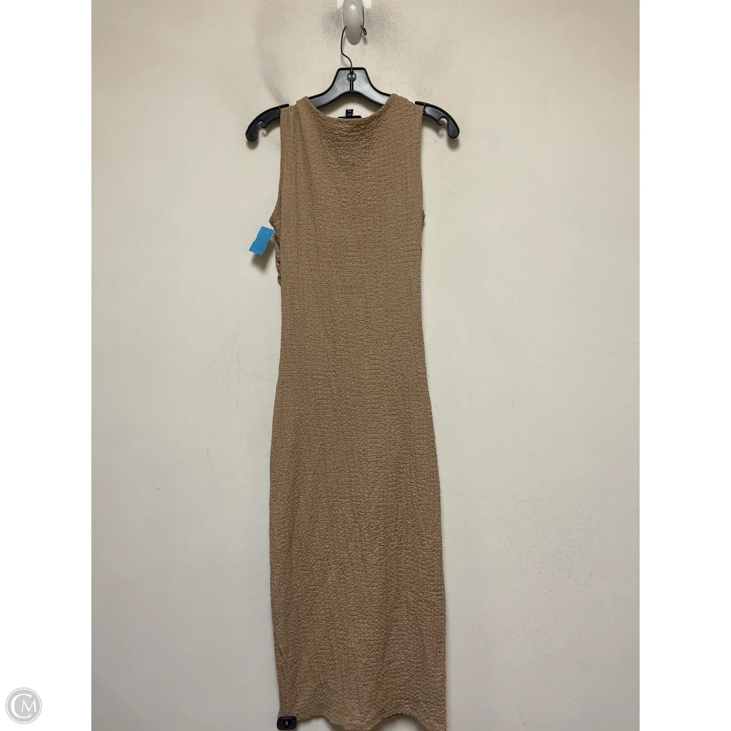 Dress Casual Midi By See You Monday In Tan, Size: Xl