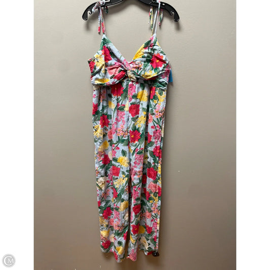 Jumpsuit By Old Navy In Floral Print, Size: L