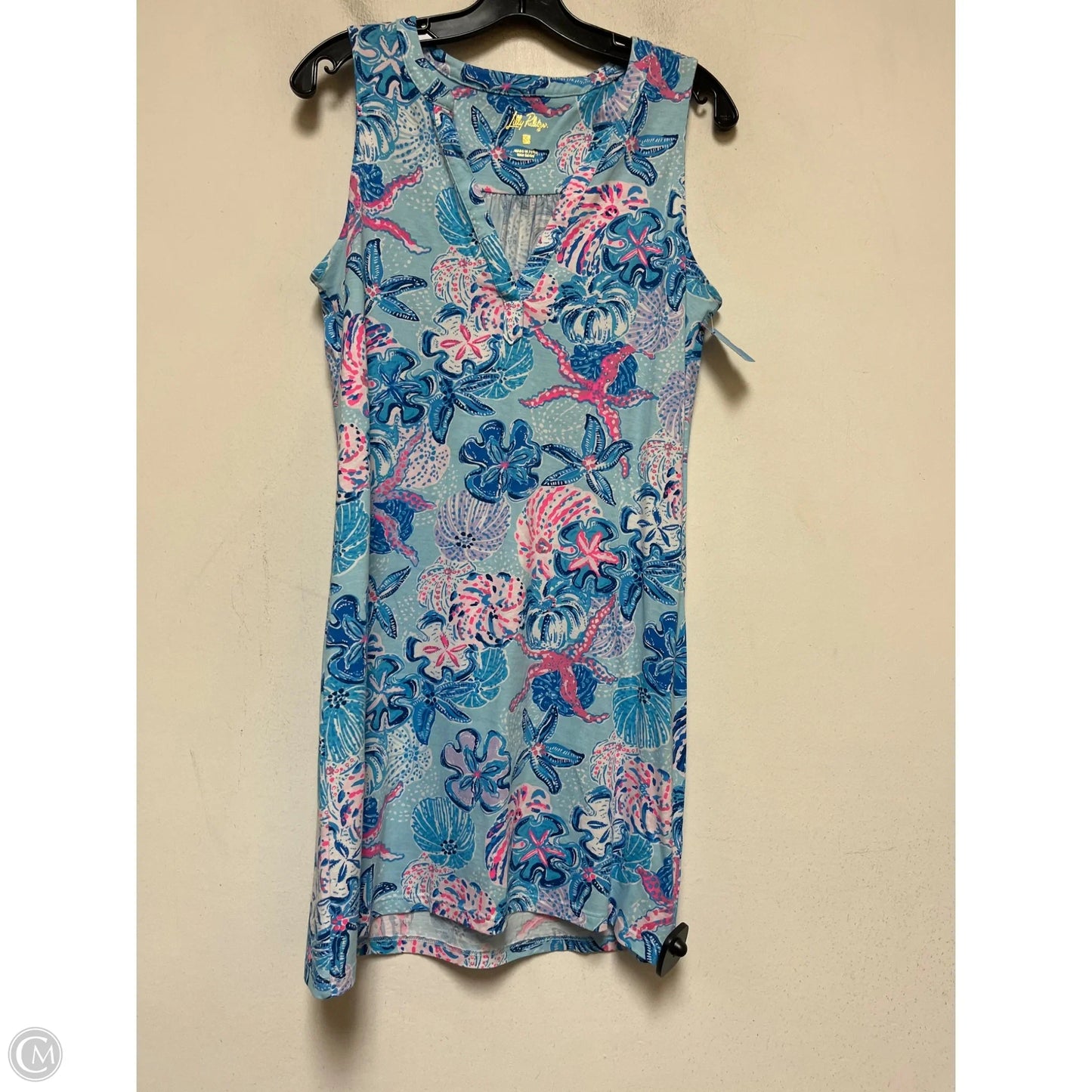 Dress Designer By Lilly Pulitzer In Blue & Pink, Size: S