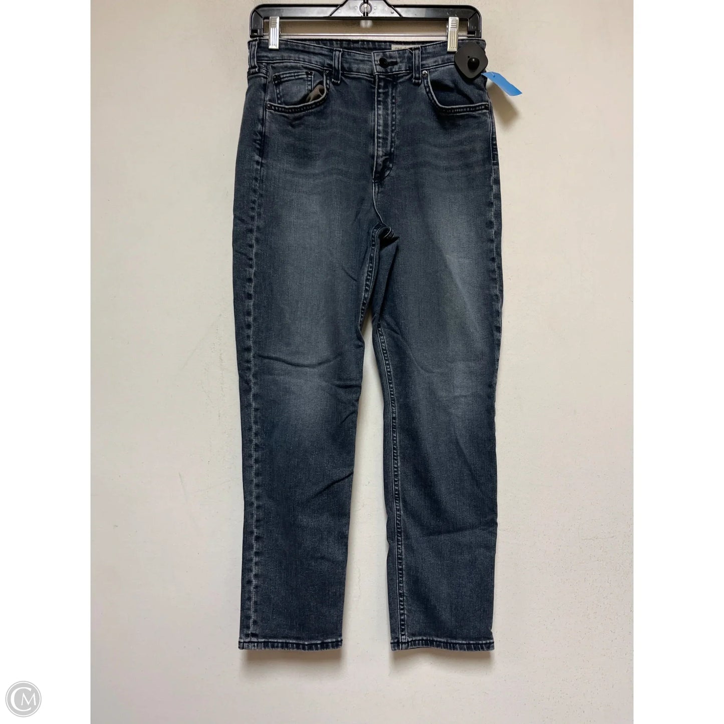 Jeans Straight By Rag And Bone In Blue Denim, Size: 6
