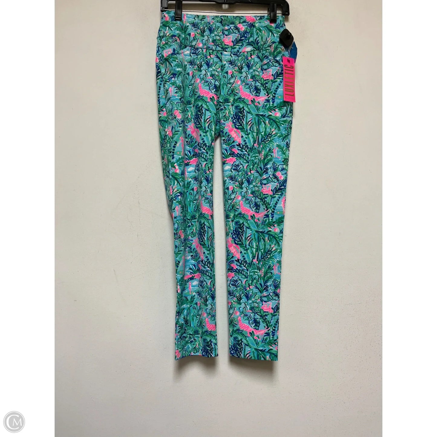 Pants Designer By Lilly Pulitzer In Blue & Green, Size: 0