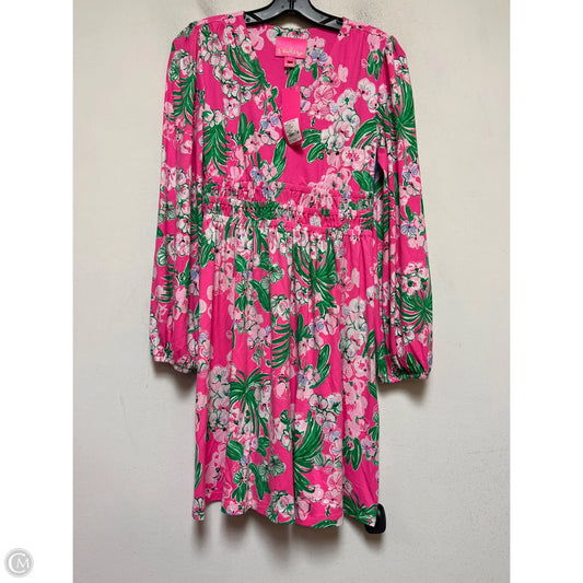 Dress Designer By Lilly Pulitzer In Floral Print, Size: Xs