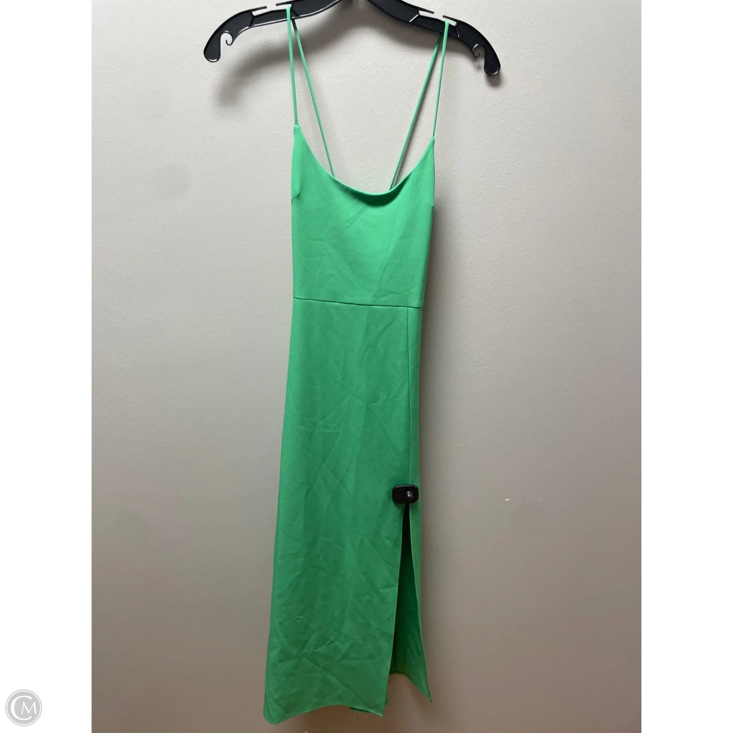 Dress Casual Midi By Zara In Green, Size: Xs