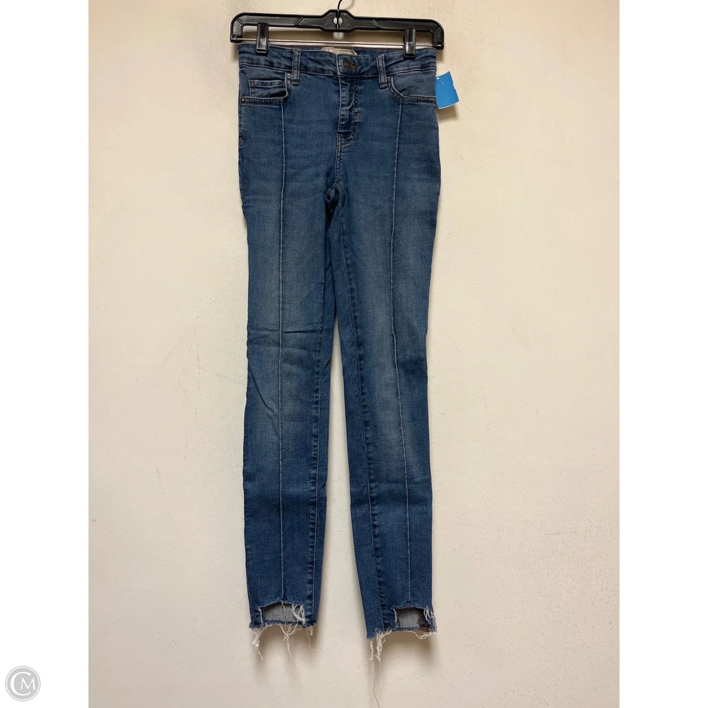 Jeans Skinny By Free People In Blue Denim, Size: 2