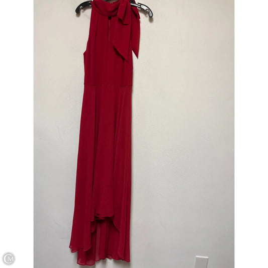 Dress Casual Maxi By White House Black Market In Red, Size: L