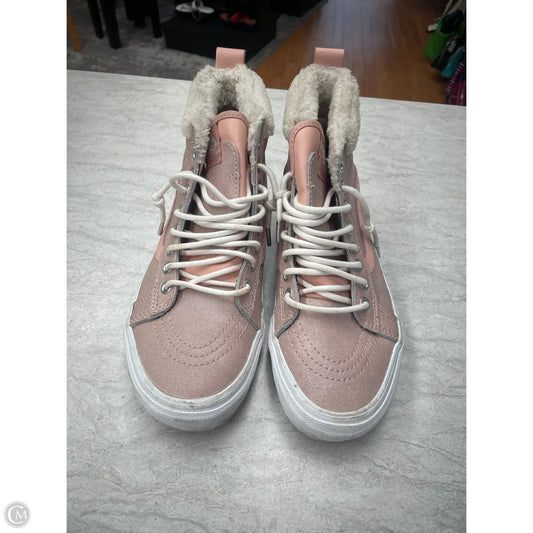 Shoes Sneakers By Vans In Pink, Size: 7