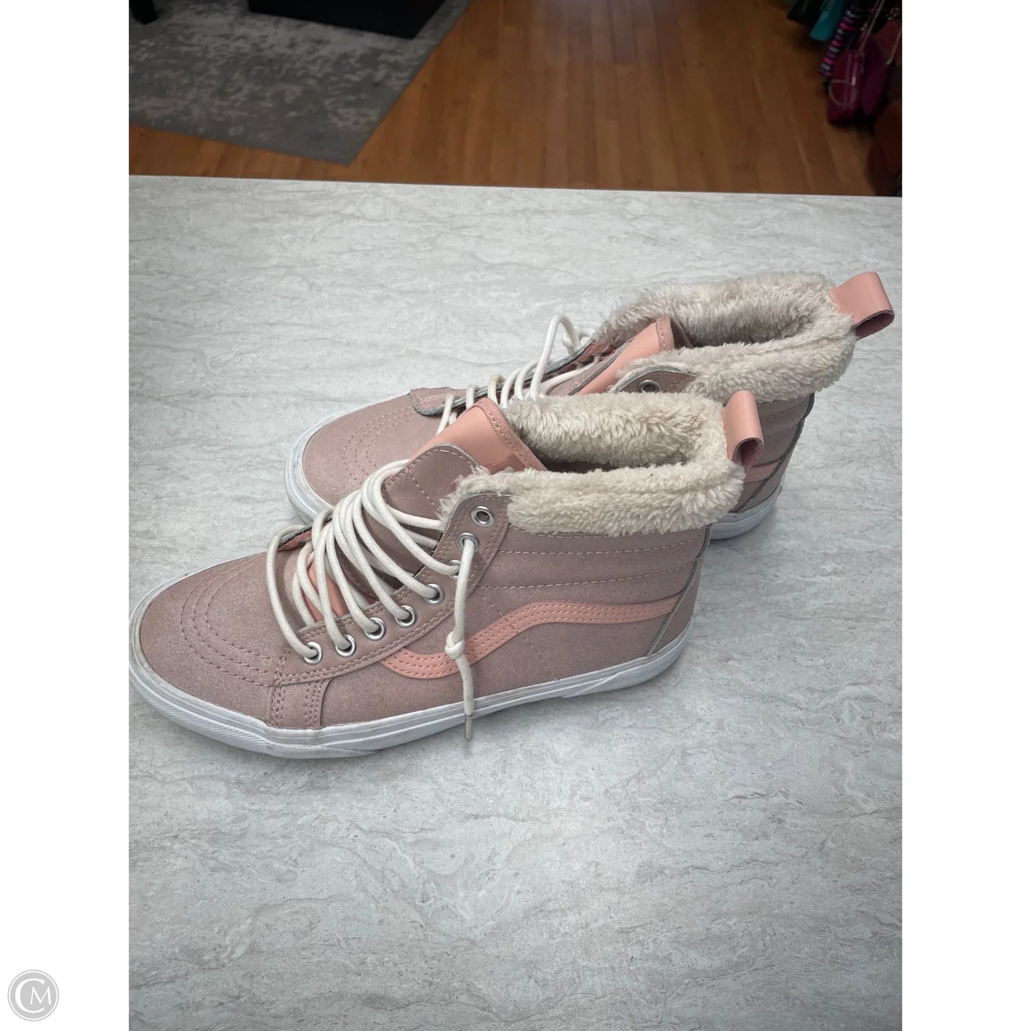 Shoes Sneakers By Vans In Pink, Size: 7