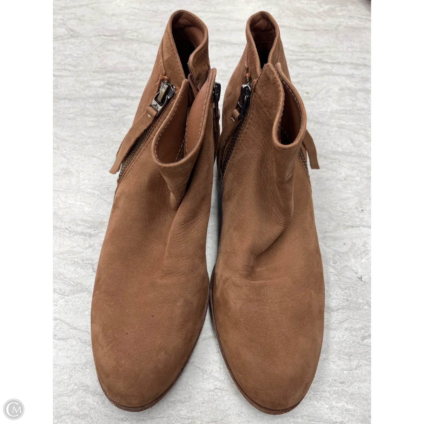 Boots Ankle Flats By Sam Edelman In Brown, Size: 7