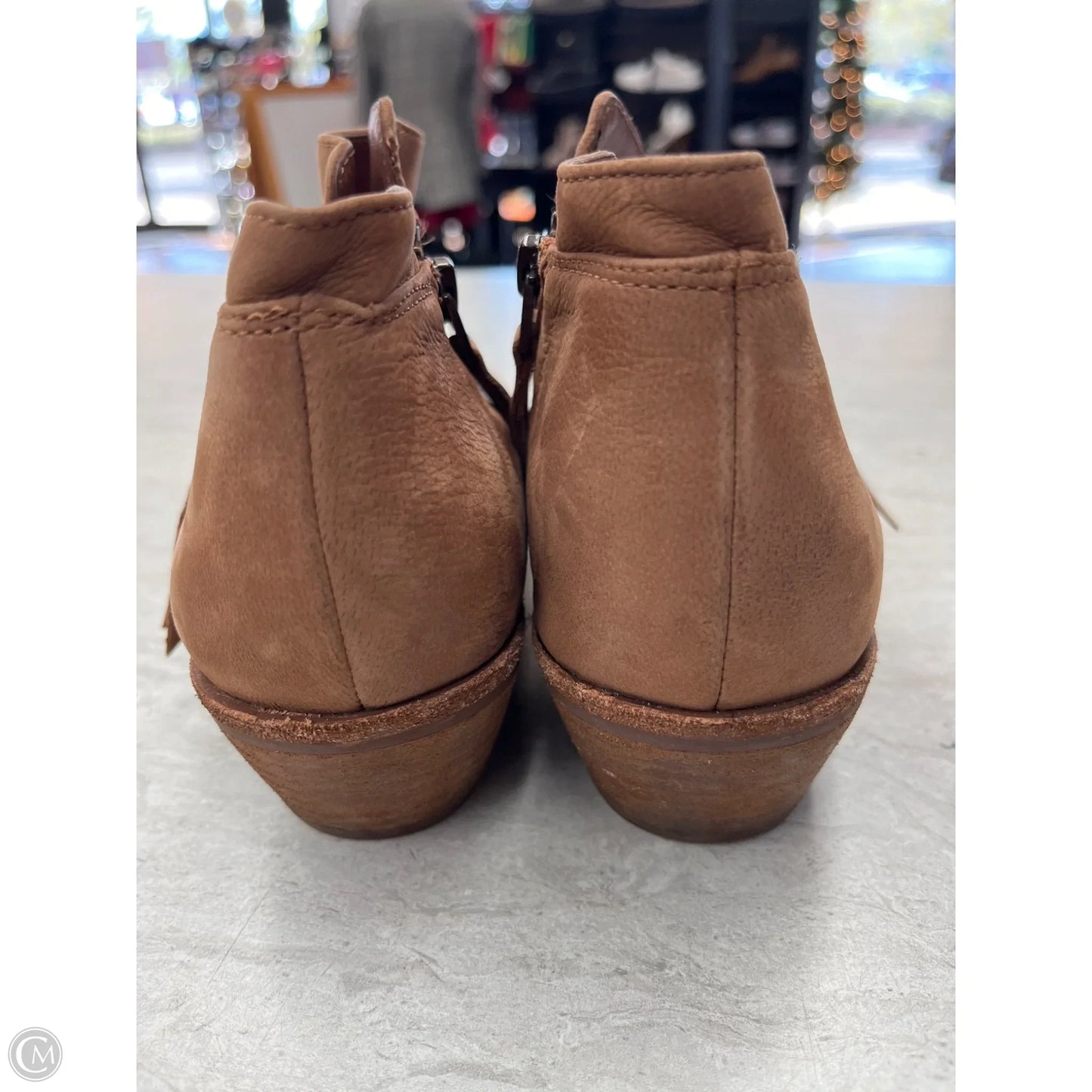 Boots Ankle Flats By Sam Edelman In Brown, Size: 7