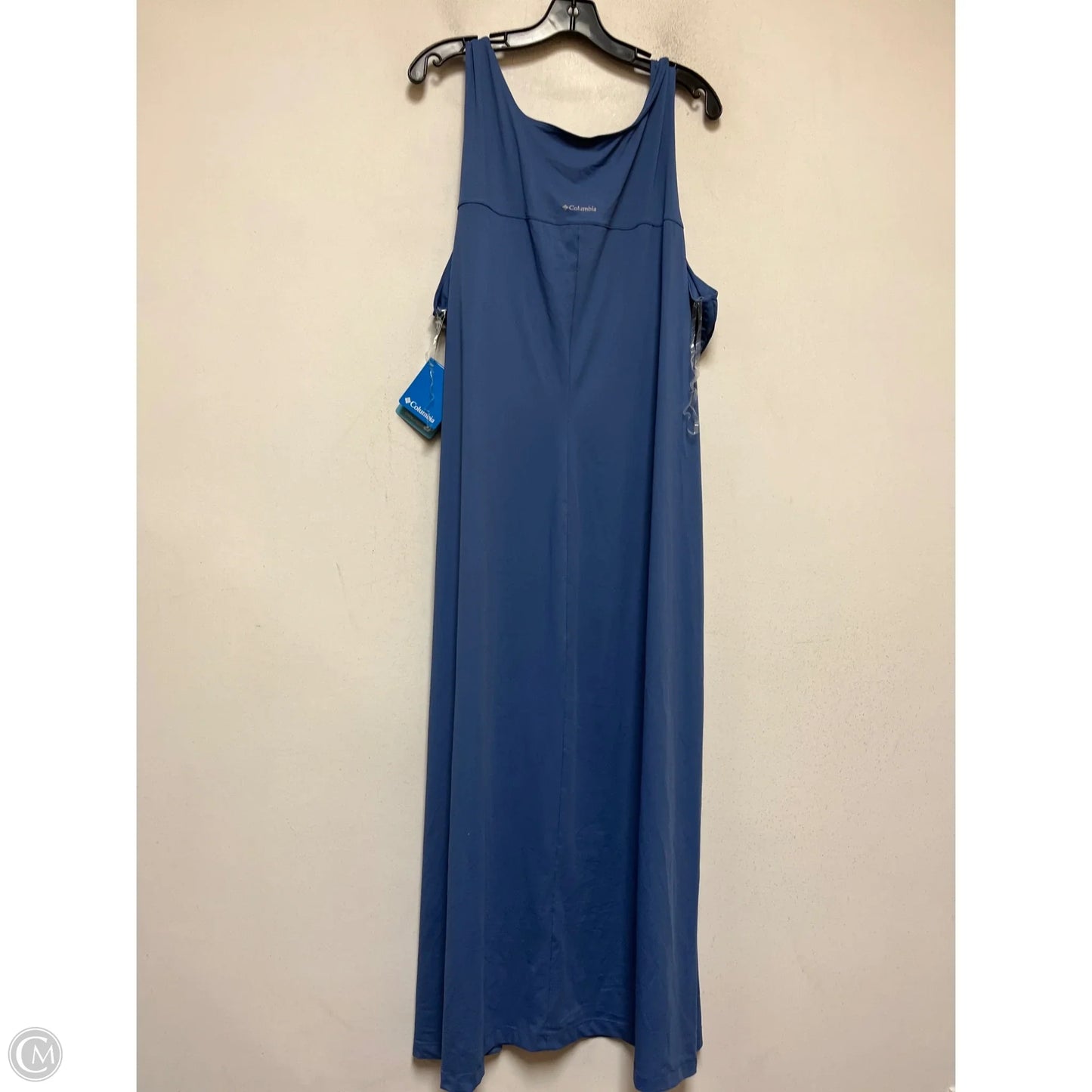 Dress Casual Midi By Columbia In Blue, Size: 3x