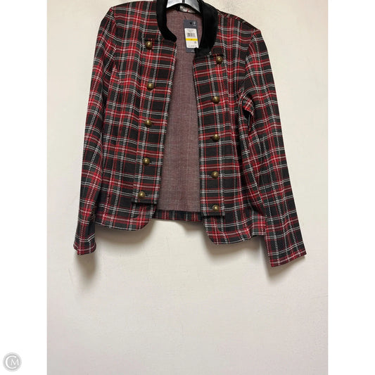 Blazer By Tommy Hilfiger In Plaid Pattern, Size: M