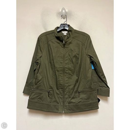 Jacket Other By Christopher And Banks In Green, Size: M