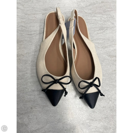 Shoes Flats By Aerosoles In Black & Tan, Size: 9