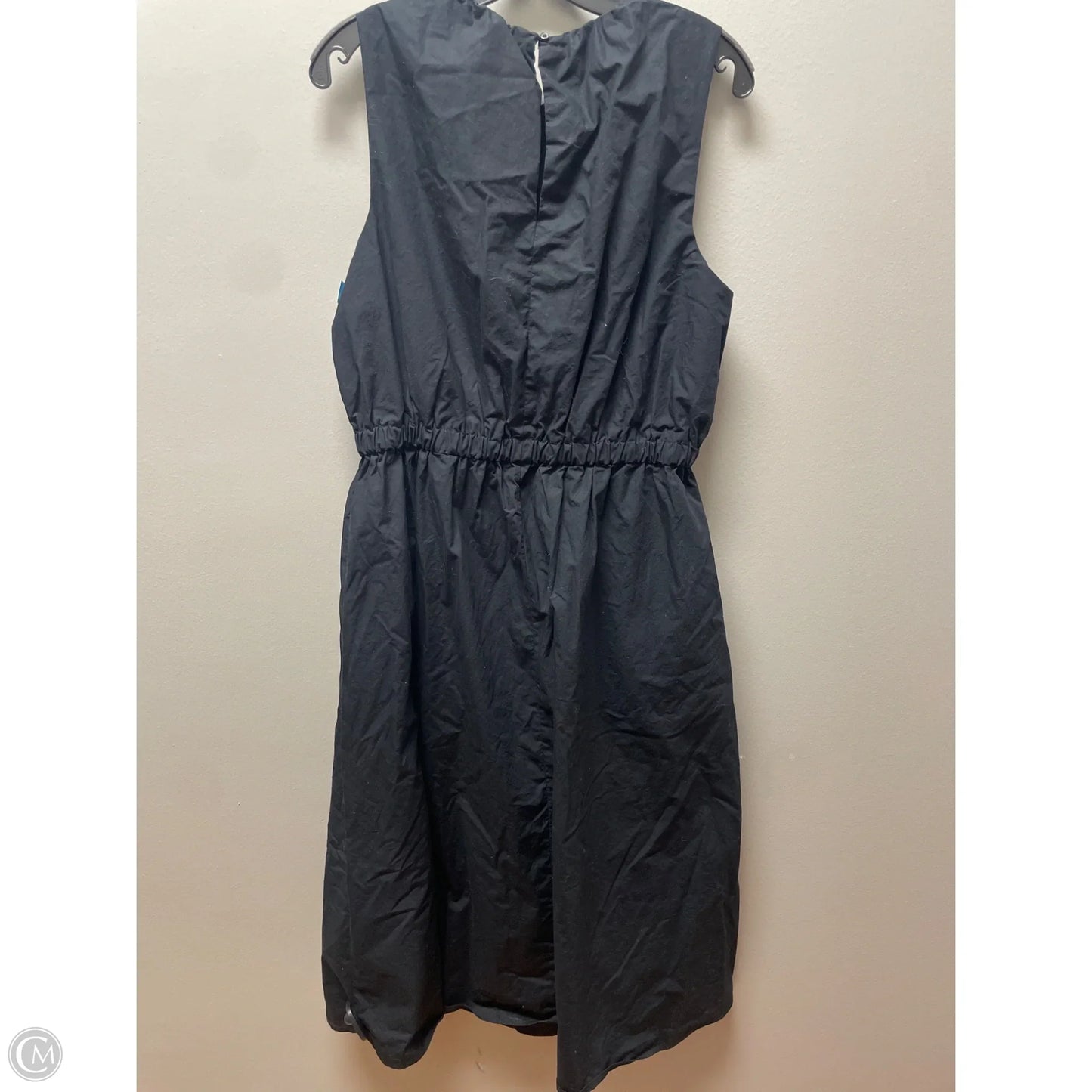 Dress Casual Midi By Banana Republic In Black, Size: L