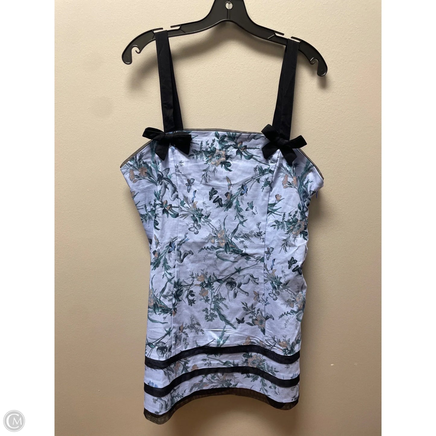 Dress Casual Short By Kimichi Blue In Floral Print, Size: Xl