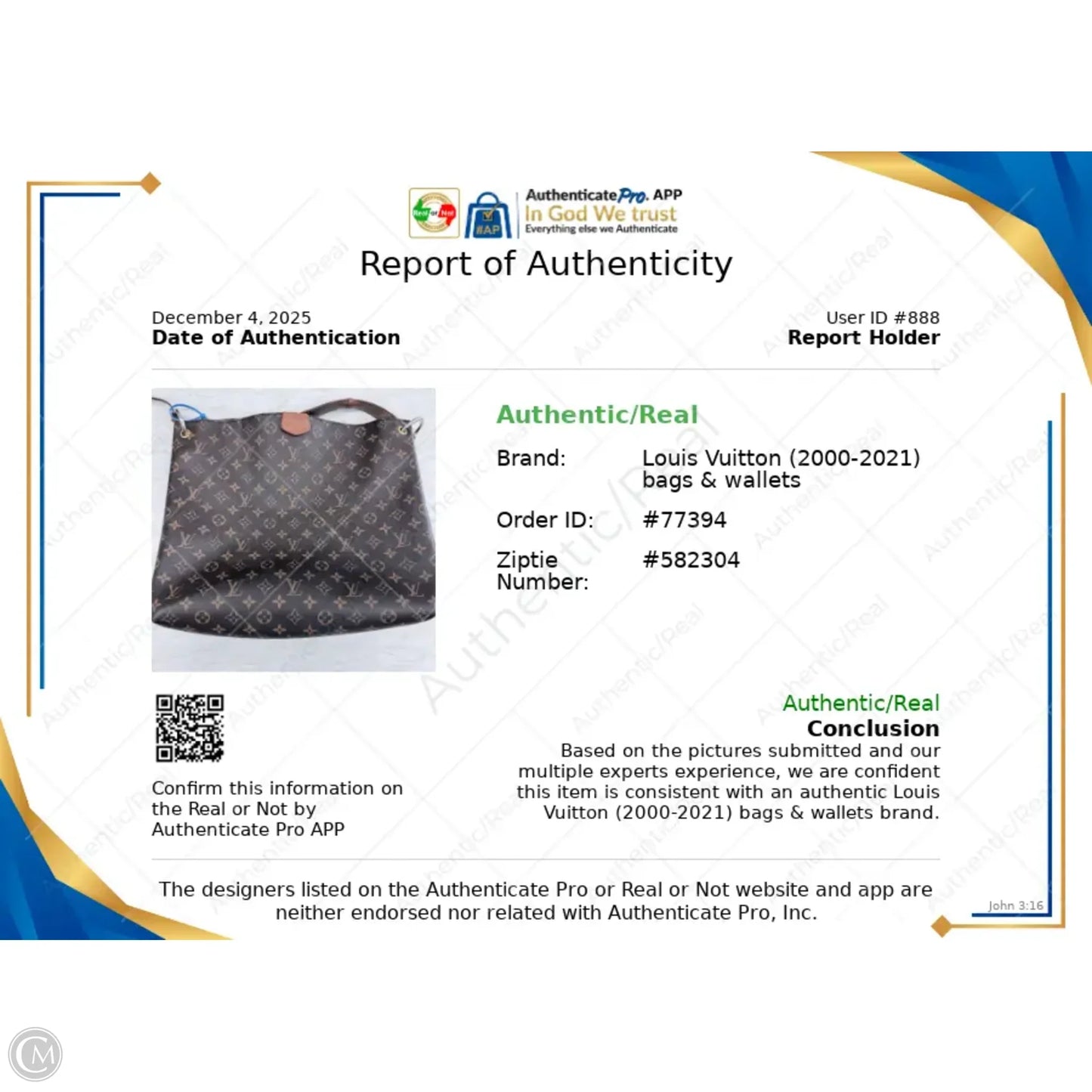 Handbag Luxury Designer By Louis Vuitton, Size: Large