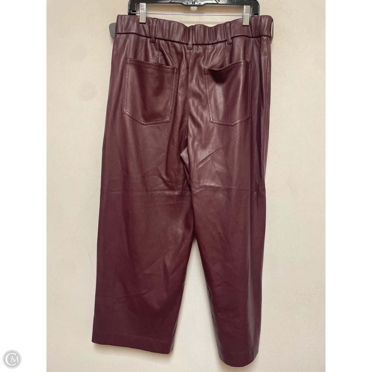 Pants Cropped By Chicos In Maroon, Size: 12