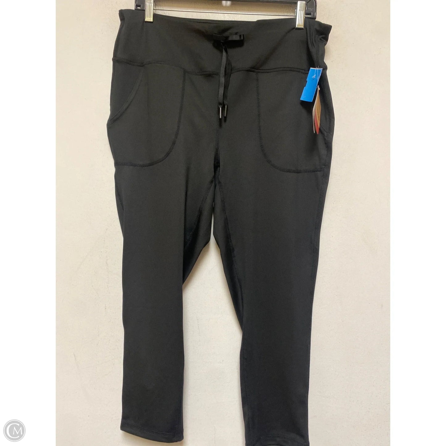 Athletic Leggings By Reebok In Black, Size: Xl