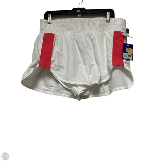 Athletic Shorts By Joy Lab In Red & White, Size: L