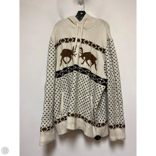Sweater By American Eagle In Cream, Size: Xxl