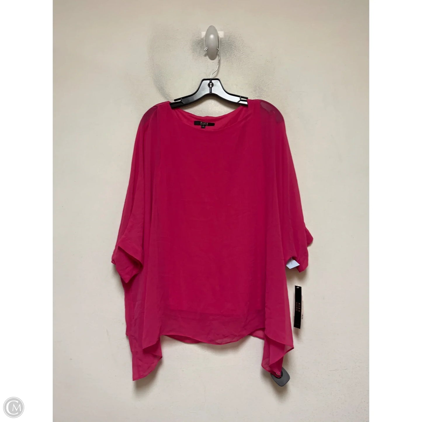 Top Short Sleeve By Alex Marie In Pink, Size: S